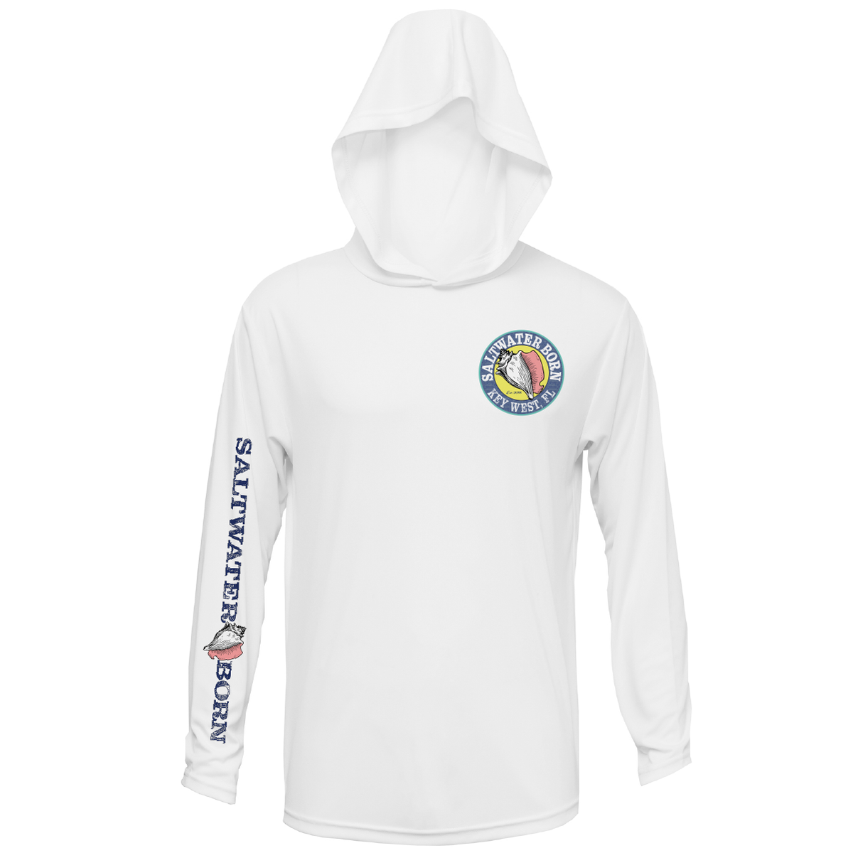 Key West, FL Seahorse Women's Long Sleeve UPF 50+ Dry-Fit Hoodie