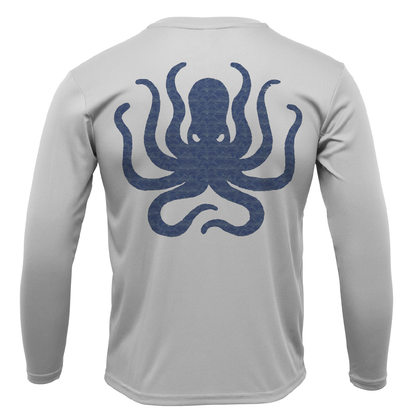 Michigan Freshwater Born Kraken Boy's Long Sleeve UPF 50+ Dry-Fit Shirt