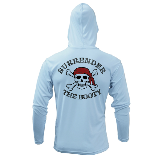 Florida Freshwater Born "Surrender The Booty" Men's Long Sleeve UPF 50+ Dry-Fit Hoodie