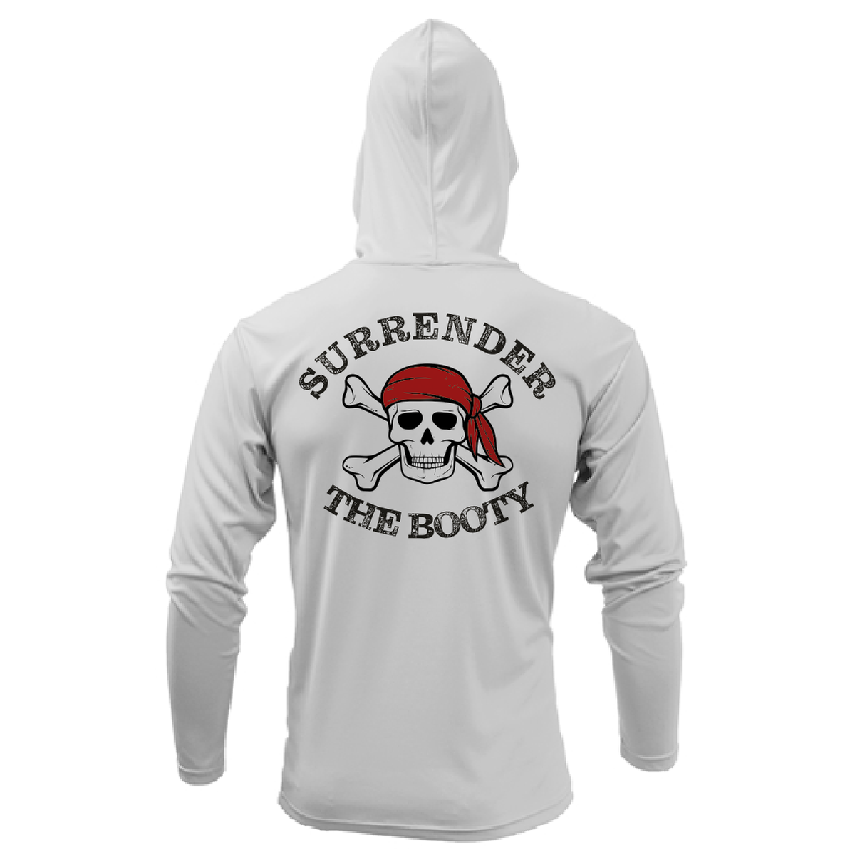 New York Freshwater Born "Surrender The Booty" Men's Long Sleeve UPF 50+ Dry-Fit Hoodie