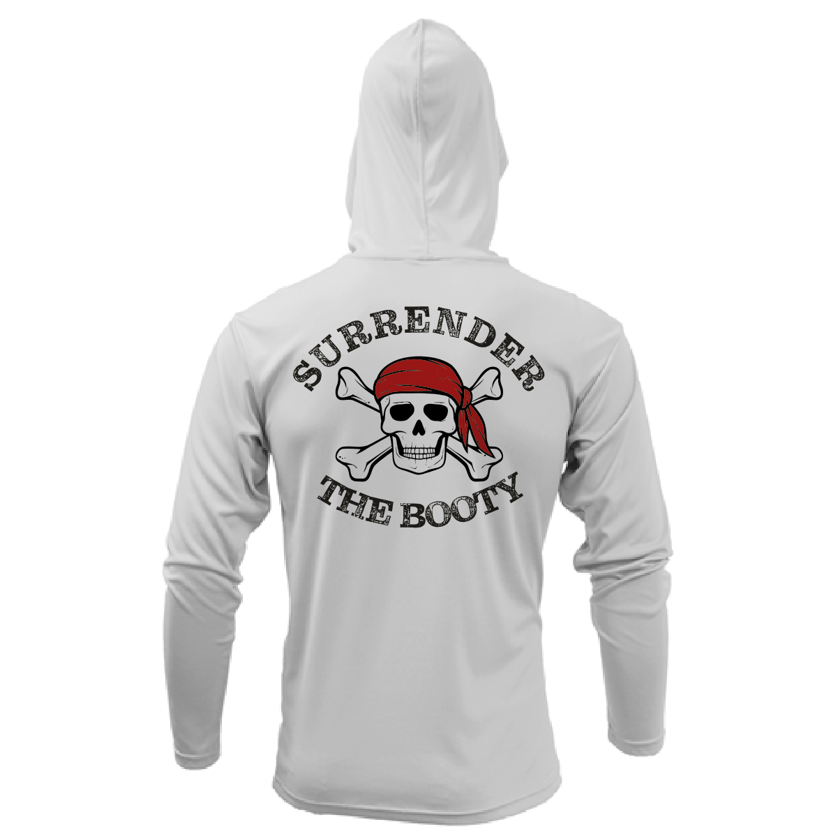 Texas Freshwater Born "Surrender The Booty" Men's Long Sleeve UPF 50+ Dry-Fit Hoodie