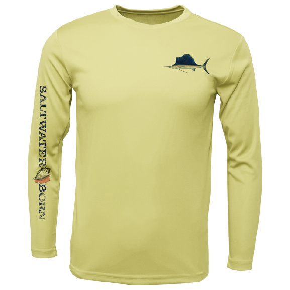 Clean Sailfish Long Sleeve UPF 50+ Dry-Fit Shirt