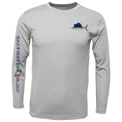 SK Sailfish on Chest Long Sleeve UPF 50+ Dry-Fit Shirt