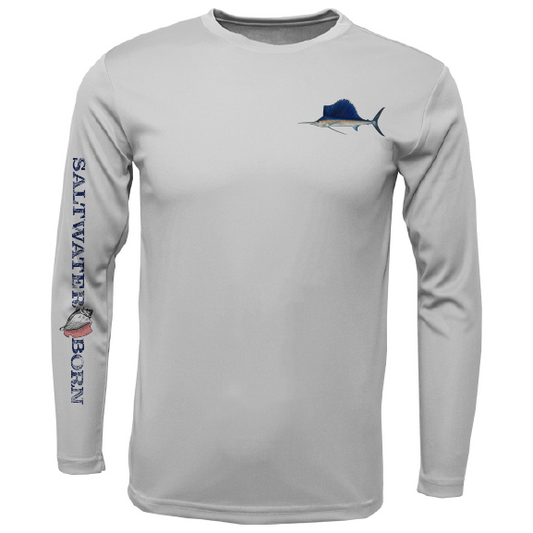 Clean Sailfish Long Sleeve UPF 50+ Dry-Fit Shirt