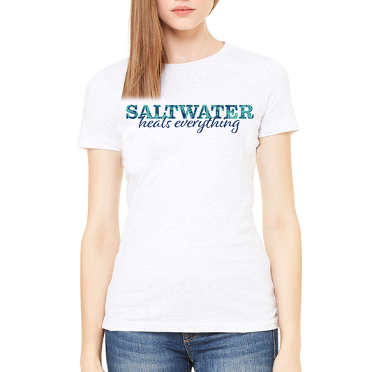 Saltwater Born Saltwater Heals Everything Tee