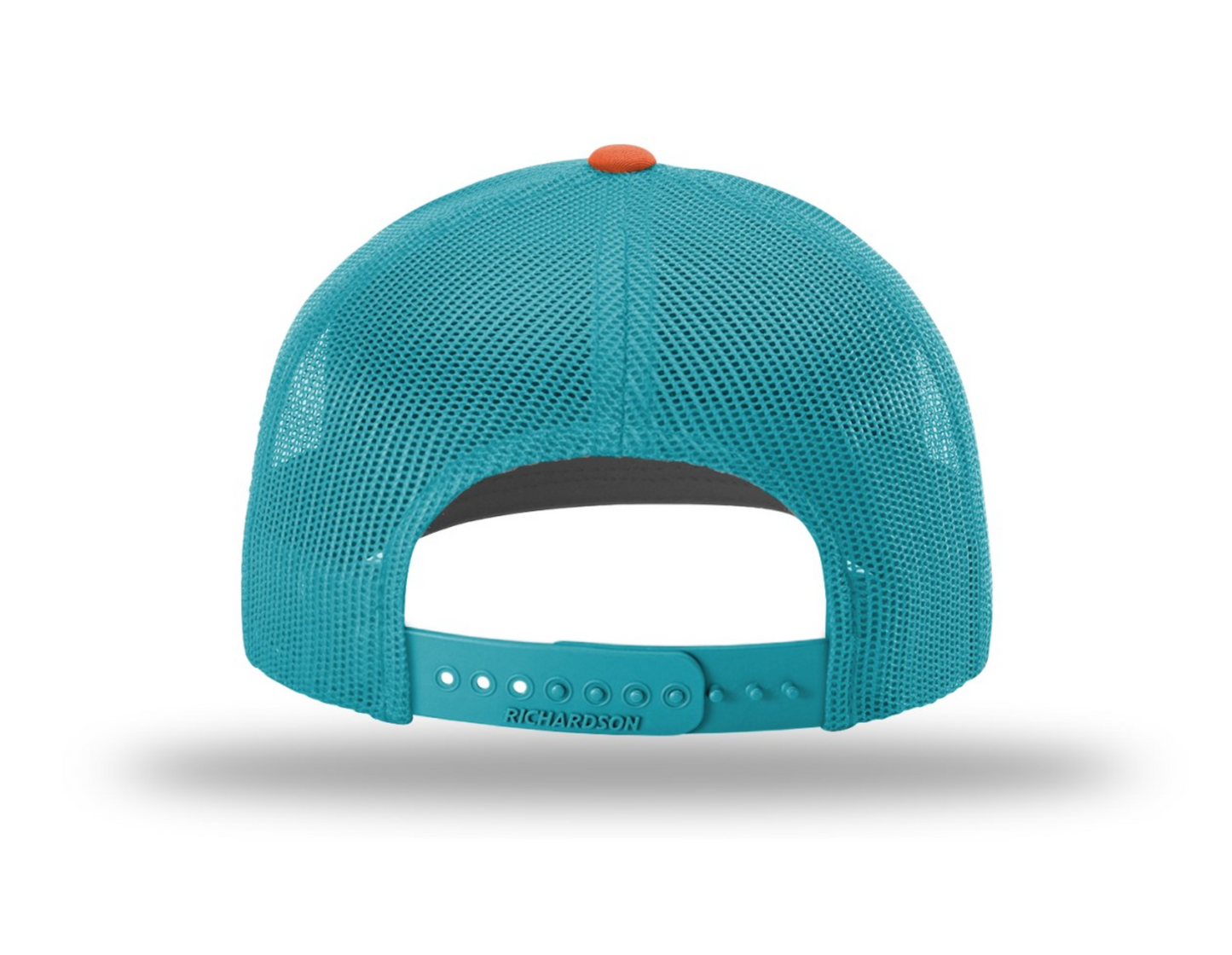 Orange Diamond Head Trucker