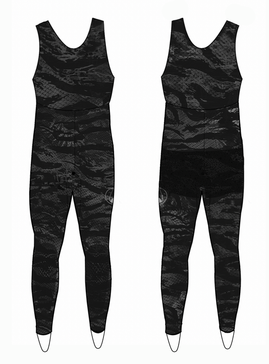 Tropicam Black Lycra Pants-Farmer John