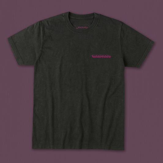 Pink Logo Premium Acid Washed Pima T-Shirt