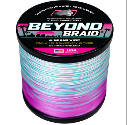 Braided Fishing Line - 300 Yards, Pro Grade Performance for Saltwater & Freshwater- Beyond Braid