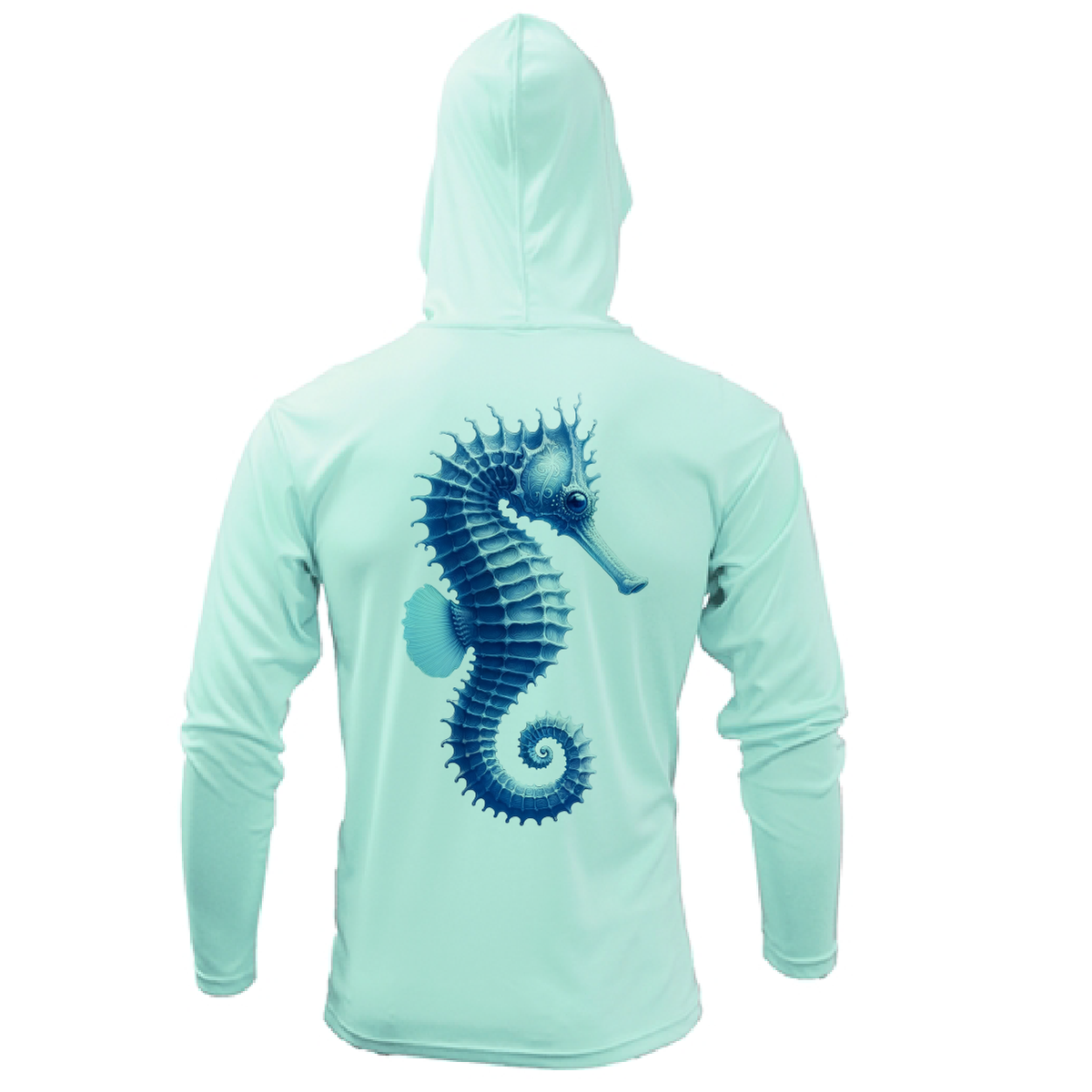 Key West, FL Seahorse Women's Long Sleeve UPF 50+ Dry-Fit Hoodie