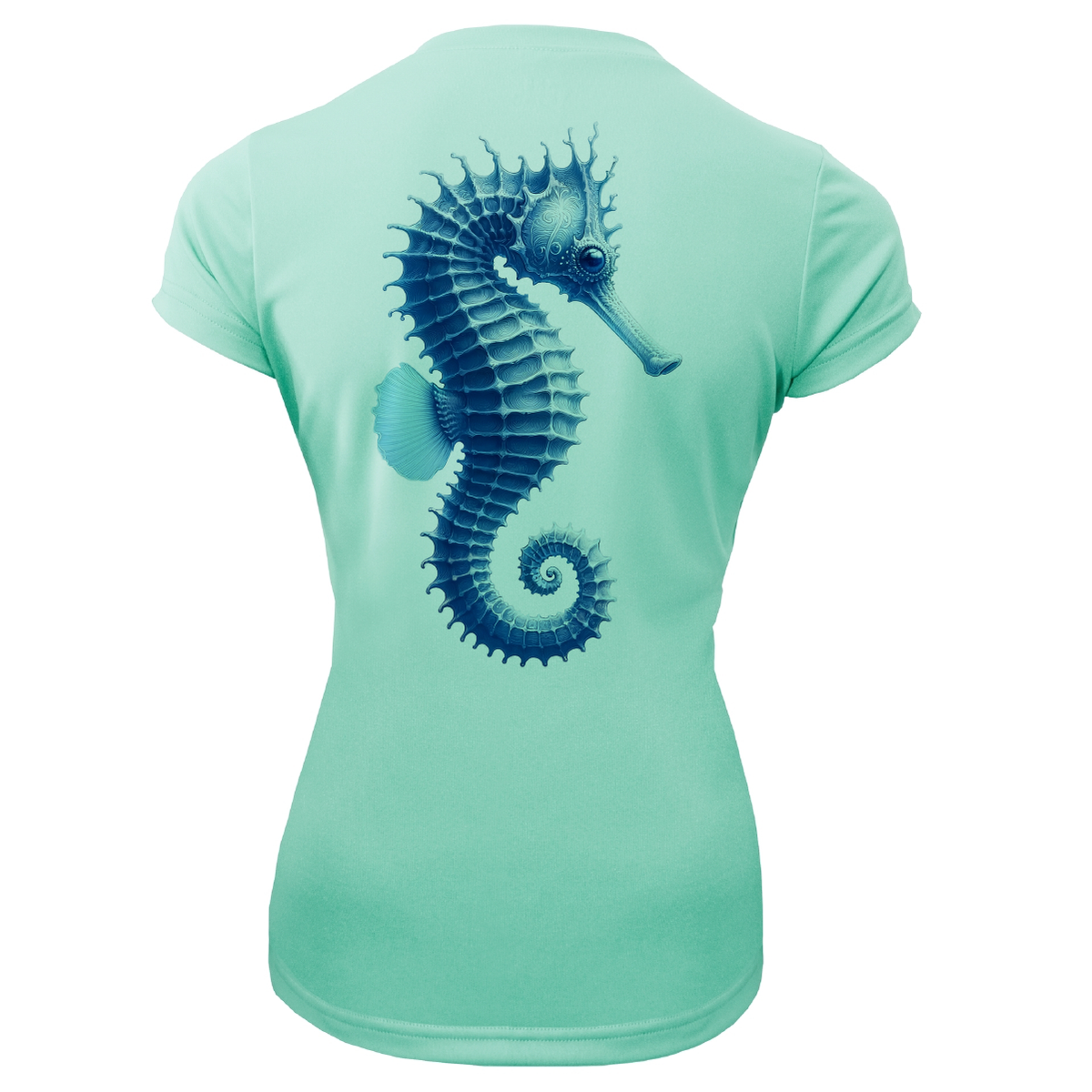 Key West, FL Seahorse Women's Short Sleeve UPF 50+ Dry-Fit Shirt