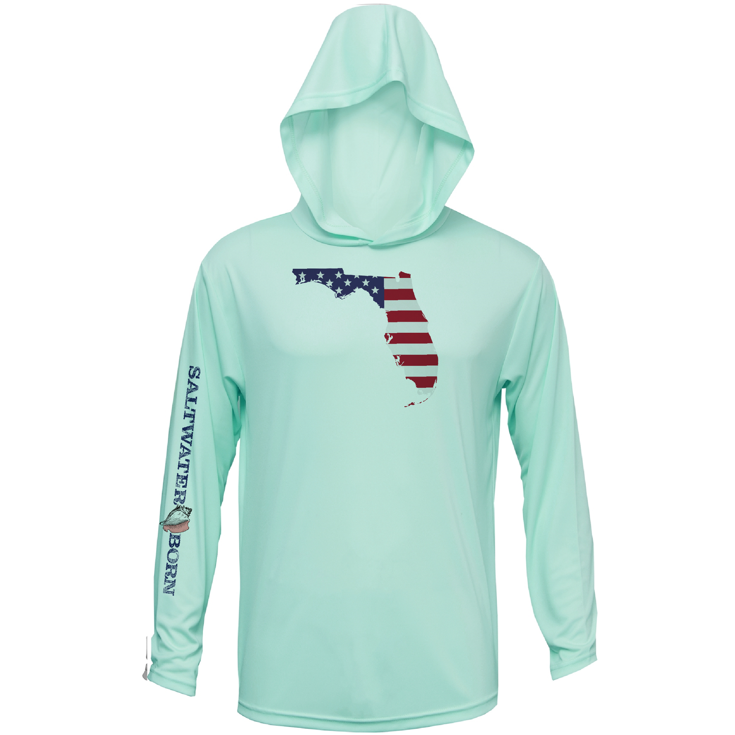 Florida USA Long Sleeve UPF 50+ Dry-Fit Hoodie