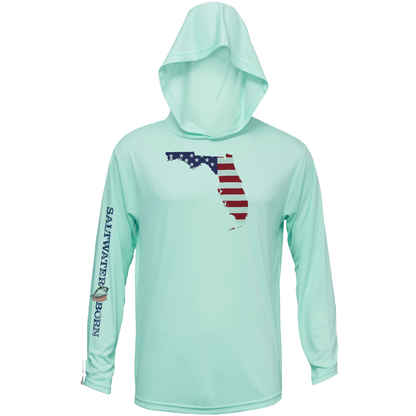 Florida USA Long Sleeve UPF 50+ Dry-Fit Hoodie