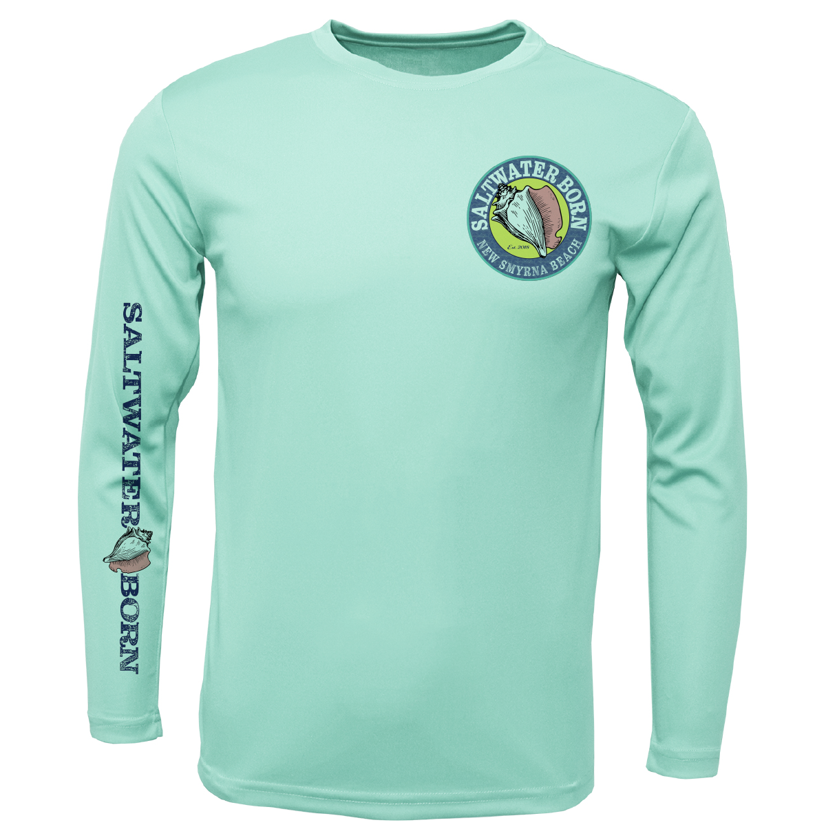 New Smyrna Beach, FL Kraken Men's Long Sleeve UPF 50+ Dry-Fit Shirt