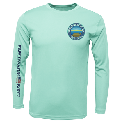 New York Freshwater Born Kraken Men's Long Sleeve UPF 50+ Dry-Fit Shirt