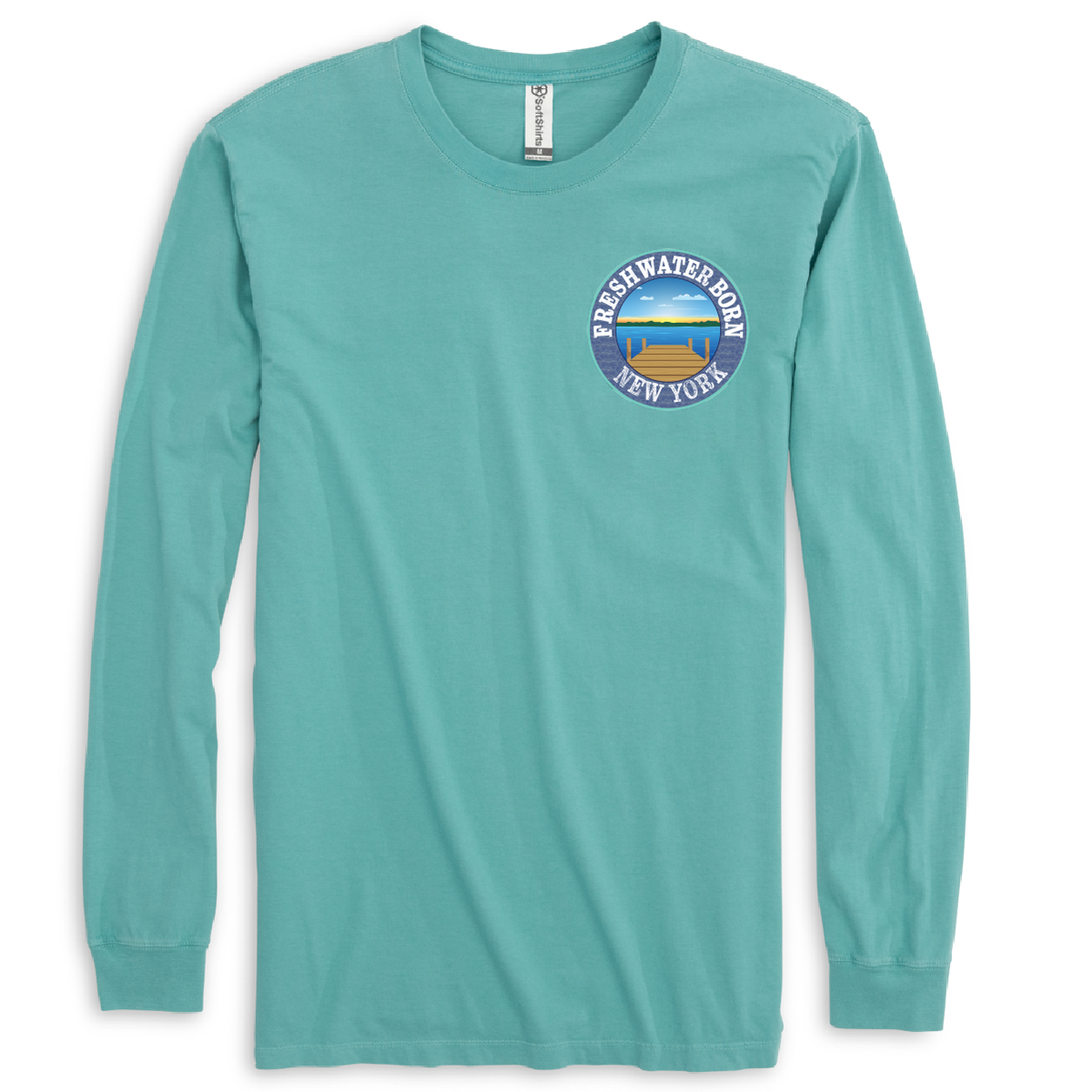New York Freshwater Born Kraken Men's Cotton Long Sleeve Shirt