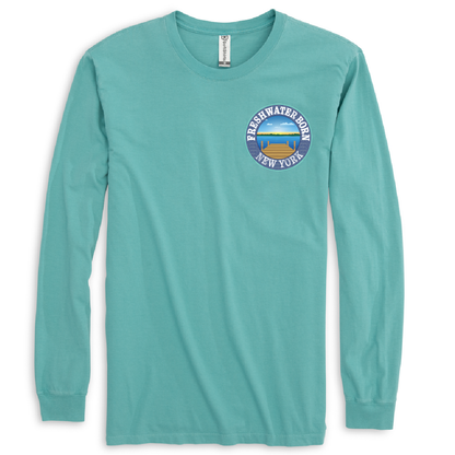 New York Freshwater Born Kraken Men's Cotton Long Sleeve Shirt