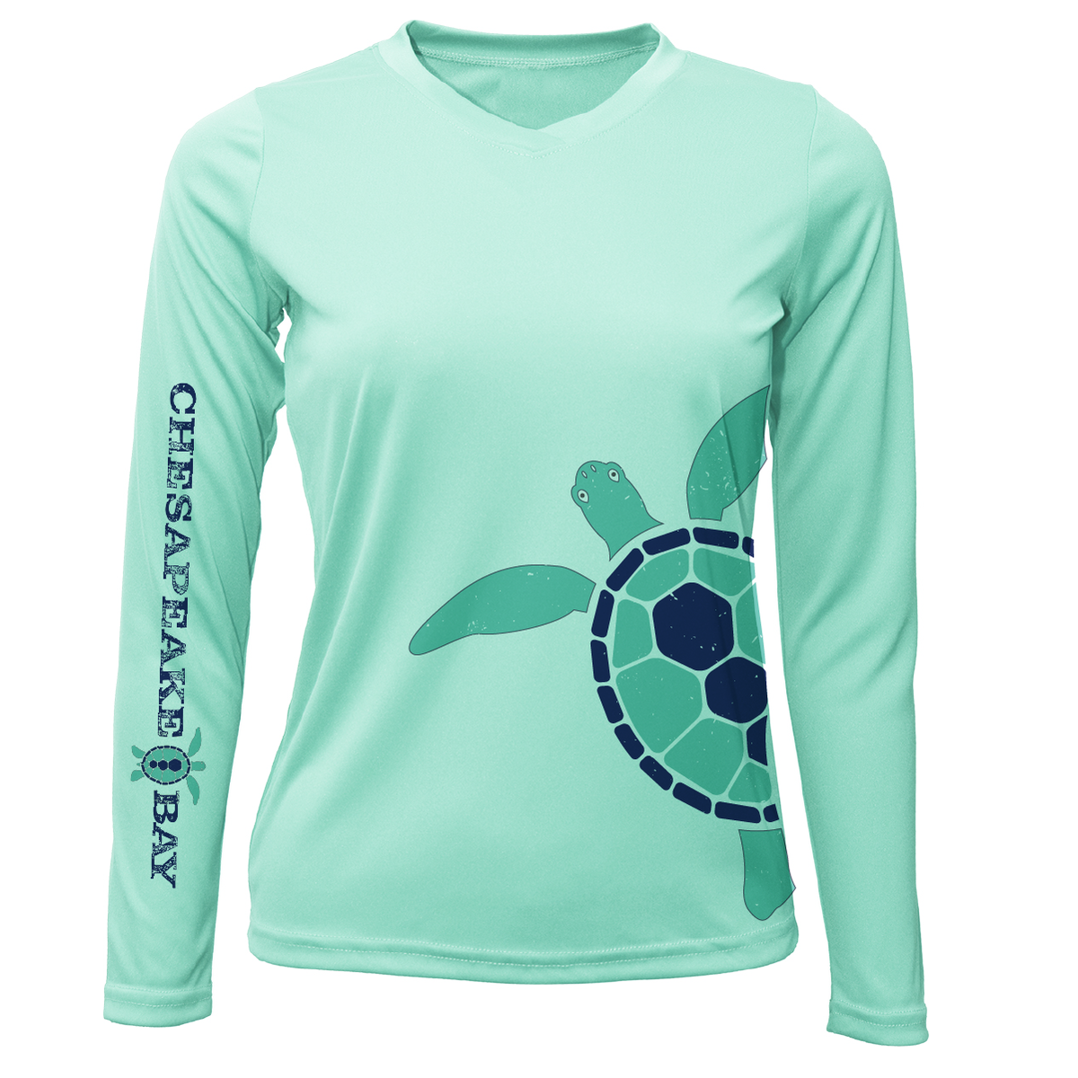 Chesapeake Bay Turtle Wrap Women's Long Sleeve UPF 50+ Dry-Fit Shirt
