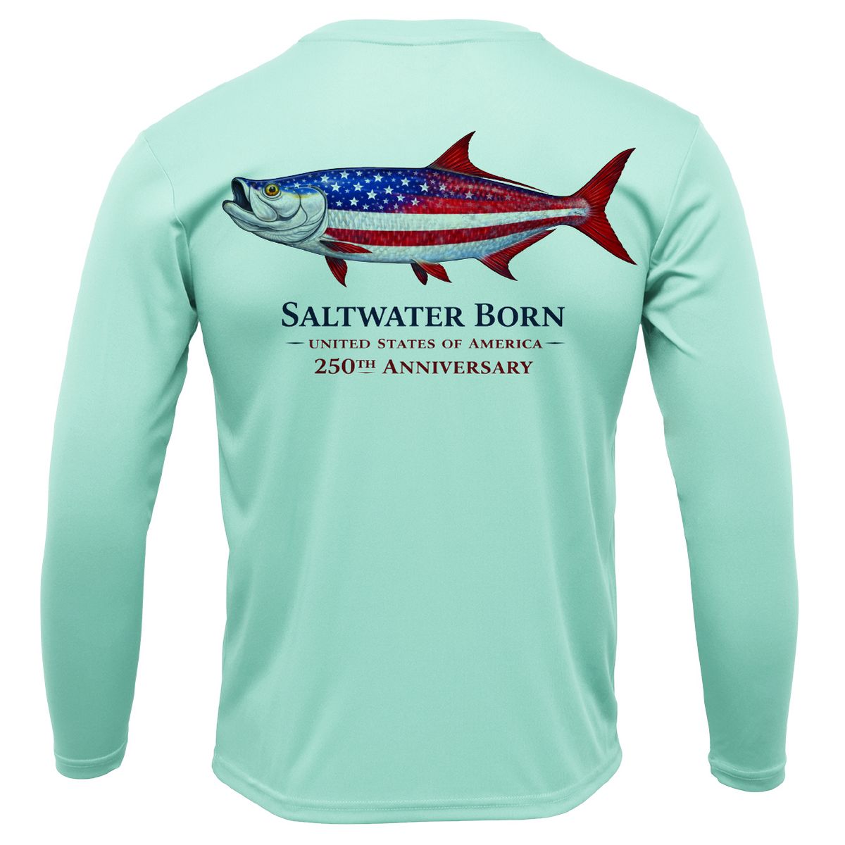 250th Anniversary Action Tarpon Boy's Long Sleeve UPF 50+ Dry-Fit Shirt