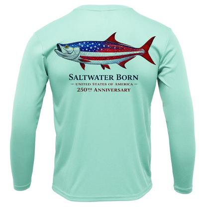 250th Anniversary Action Tarpon Boy's Long Sleeve UPF 50+ Dry-Fit Shirt