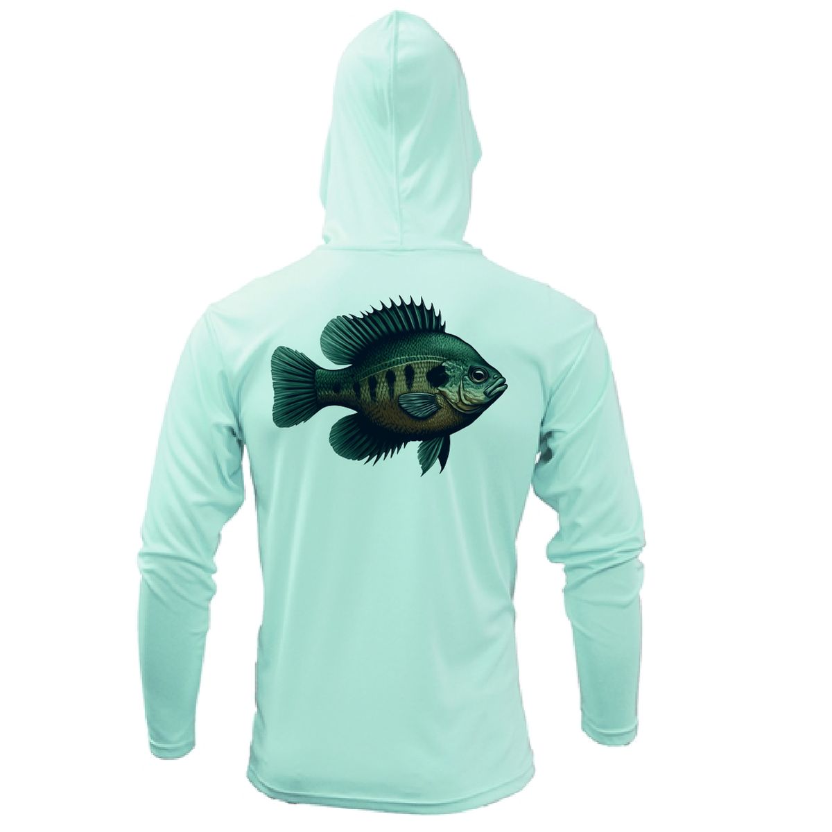 Florida Freshwater Born Bluegill Men's Long Sleeve UPF 50+ Dry-Fit Hoodie