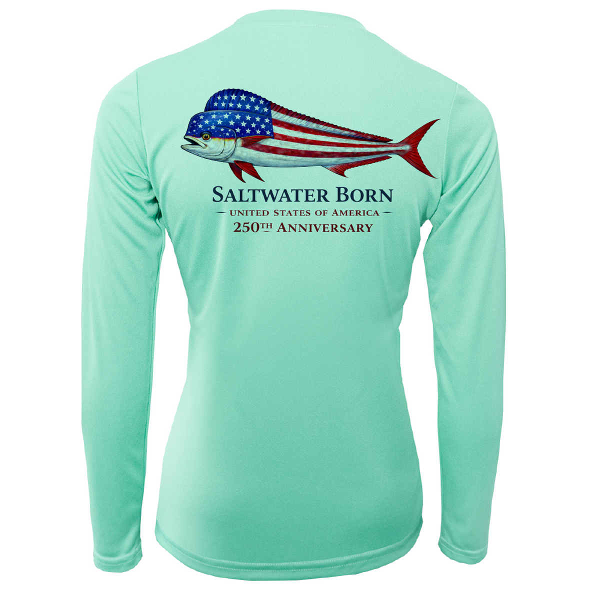 250th Anniversary Action Mahi Women's Long Sleeve UPF 50+ Dry-Fit Shirt
