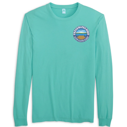 Freshwater Born- Holstein Cow Men's Cotton Long Sleeve Shirt