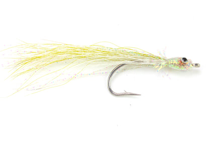 Wild Water Fly Fishing Green Short Tail Eel, Size 1/0 (Qty 3) | SendIt Sailing