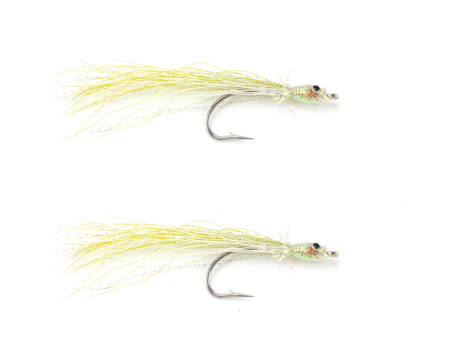 Wild Water Fly Fishing Green Short Tail Eel, Size 1/0 (Qty 3) | SendIt Sailing