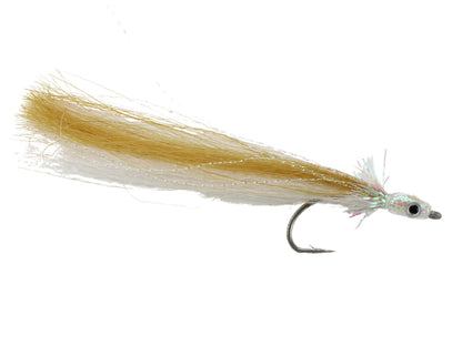 Wild Water Fly Fishing Brown Sand Short Tail Eel, Size 1/0 (Qty 3) | SendIt Sailing