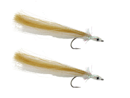 Wild Water Fly Fishing Brown Sand Short Tail Eel, Size 1/0 (Qty 3) | SendIt Sailing