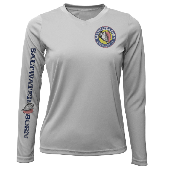 Siesta Key Beach Girl Women's Long Sleeve UPF 50+ Dry-Fit Shirt