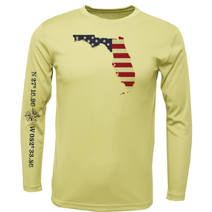 Siesta Key, FL Florida USA Long Sleeve UPF 50+ Dry-Fit Shirt