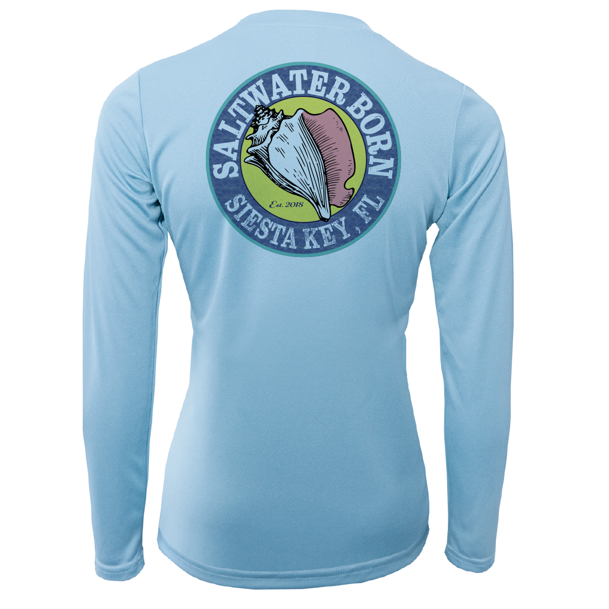 Siesta Key Horseshoe Crab Women's Long Sleeve UPF 50+ Dry-Fit Shirt