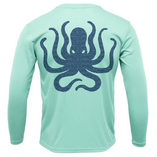 Texas Freshwater Born Kraken Girl's Long Sleeve UPF 50+ Dry-Fit Shirt