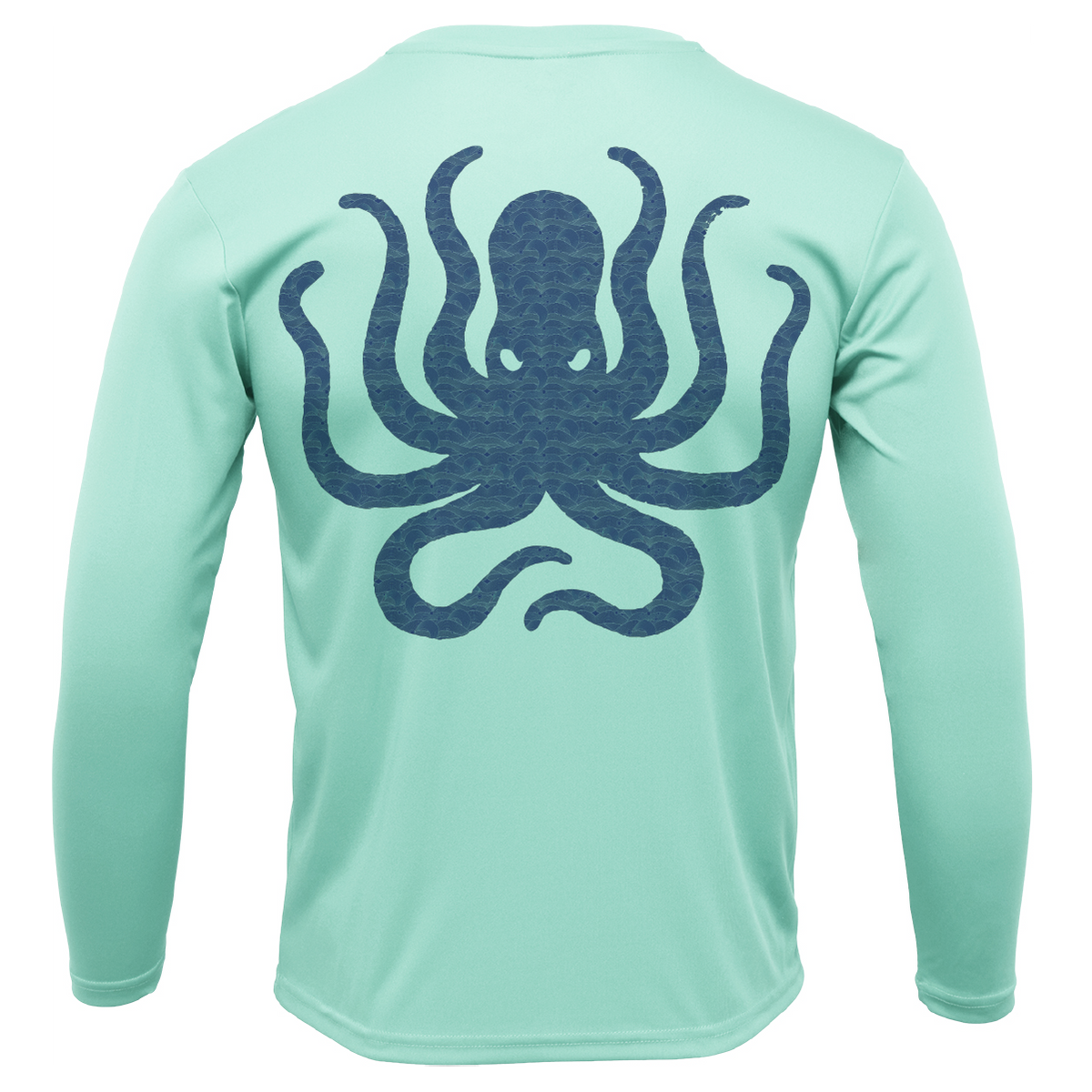 Michigan Freshwater Born Kraken Boy's Long Sleeve UPF 50+ Dry-Fit Shirt