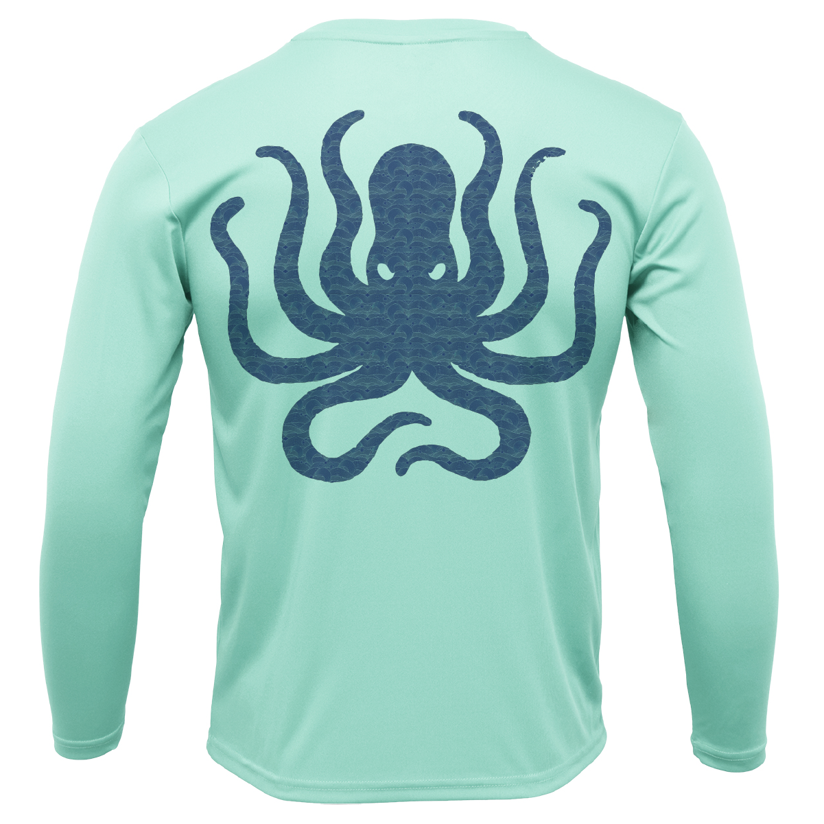 Siesta Key, FL Kraken Men's Long Sleeve UPF 50+ Dry-Fit Shirt
