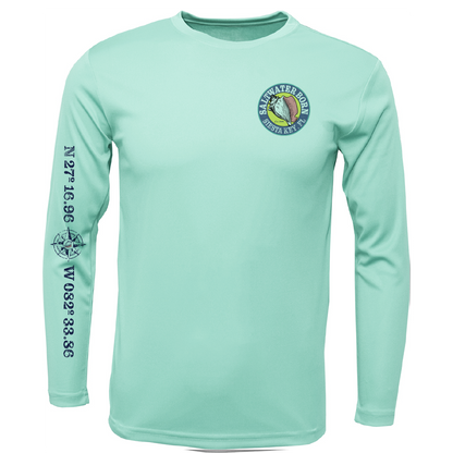 Siesta Key, FL Tuna Long Sleeve UPF 50+ Dry-Fit Shirt