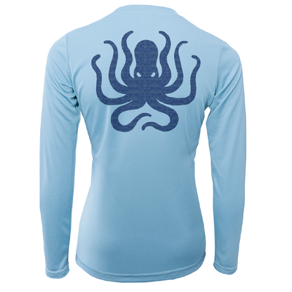 Michigan Freshwater Born Kraken Women's Long Sleeve UPF 50+ Dry-Fit Shirt