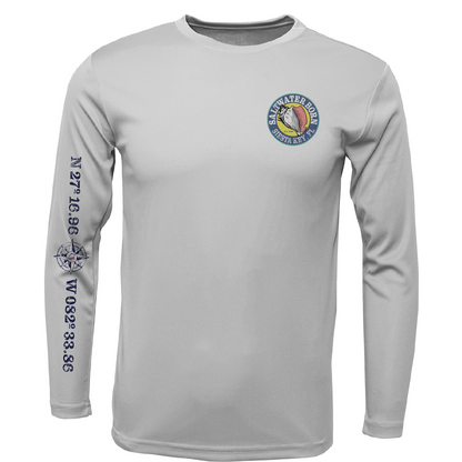 Siesta Key, FL Marlin Men's Long Sleeve UPF 50+ Dry-Fit Shirt