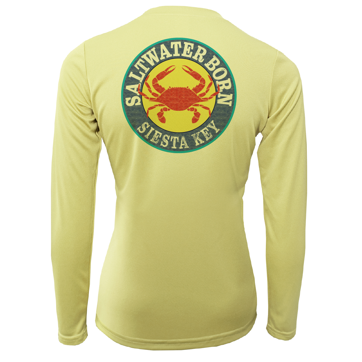 Siesta Key Steamed Crab Women's Long Sleeve UPF 50+ Dry-Fit Shirt