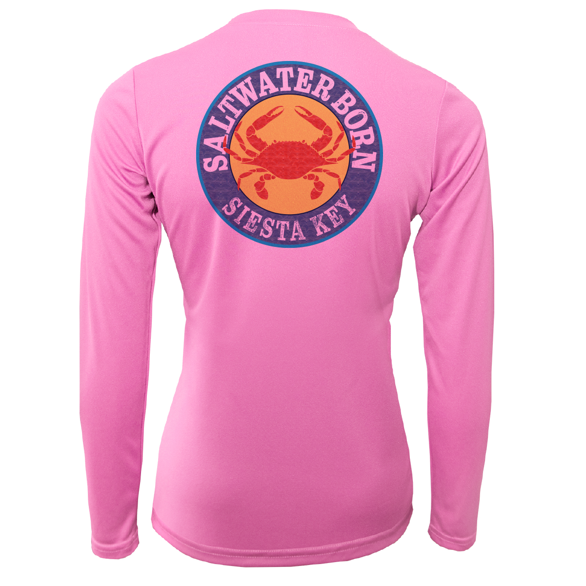 Siesta Key Steamed Crab Women's Long Sleeve UPF 50+ Dry-Fit Shirt