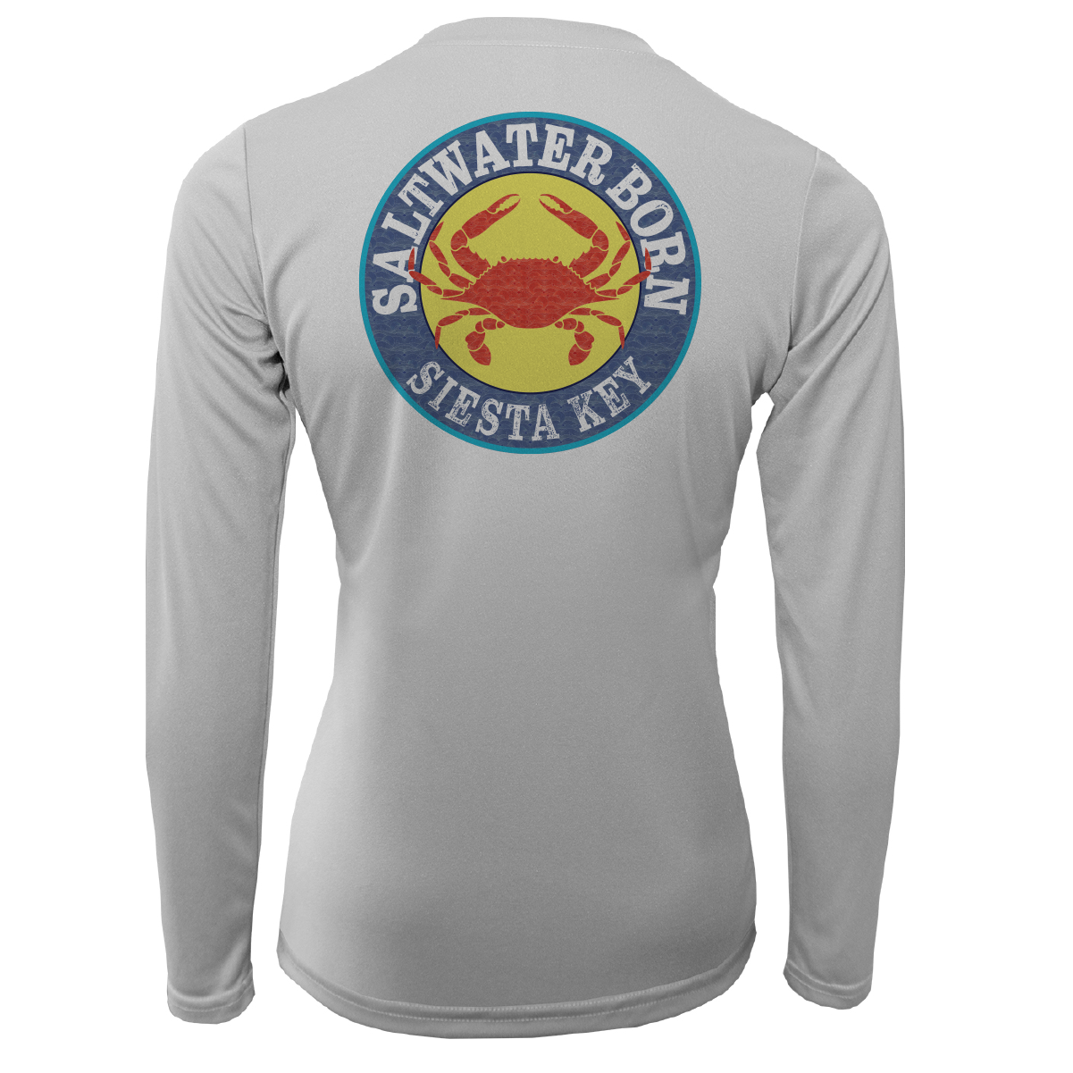 Siesta Key Steamed Crab Women's Long Sleeve UPF 50+ Dry-Fit Shirt