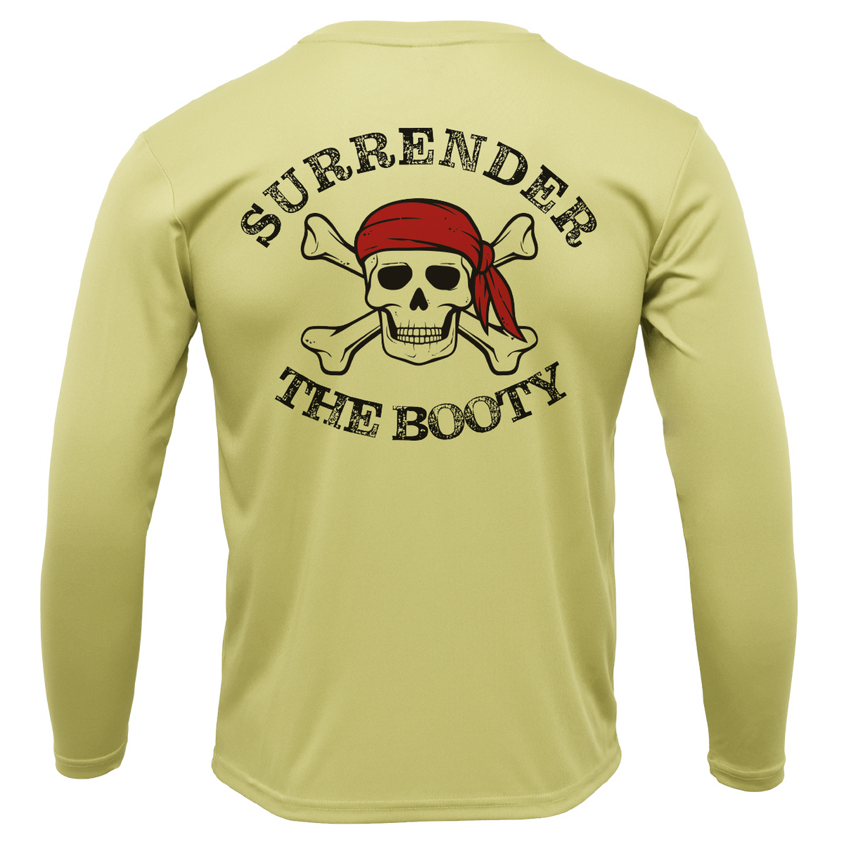 New York Freshwater Born "Surrender The Booty" Men's Long Sleeve UPF 50+ Dry-Fit Shirt