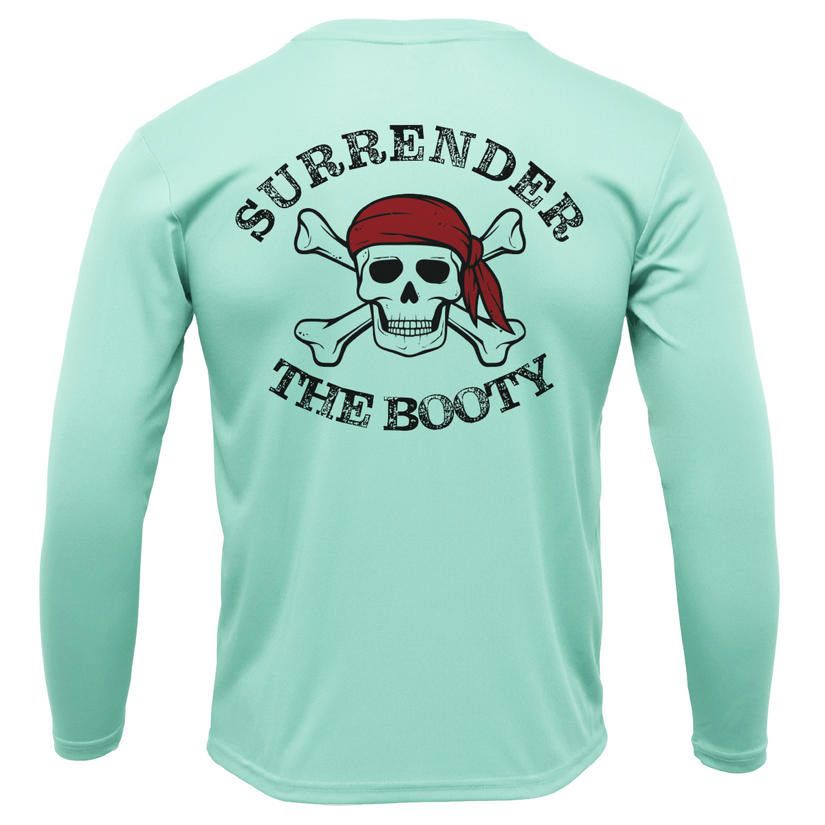 Michigan Freshwater Born "Surrender The Booty" Boy's Long Sleeve UPF 50+ Dry-Fit Shirt