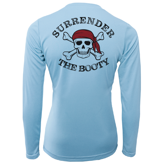Texas Freshwater Born "Surrender The Booty" Women's Long Sleeve UPF 50+ Dry-Fit Shirt