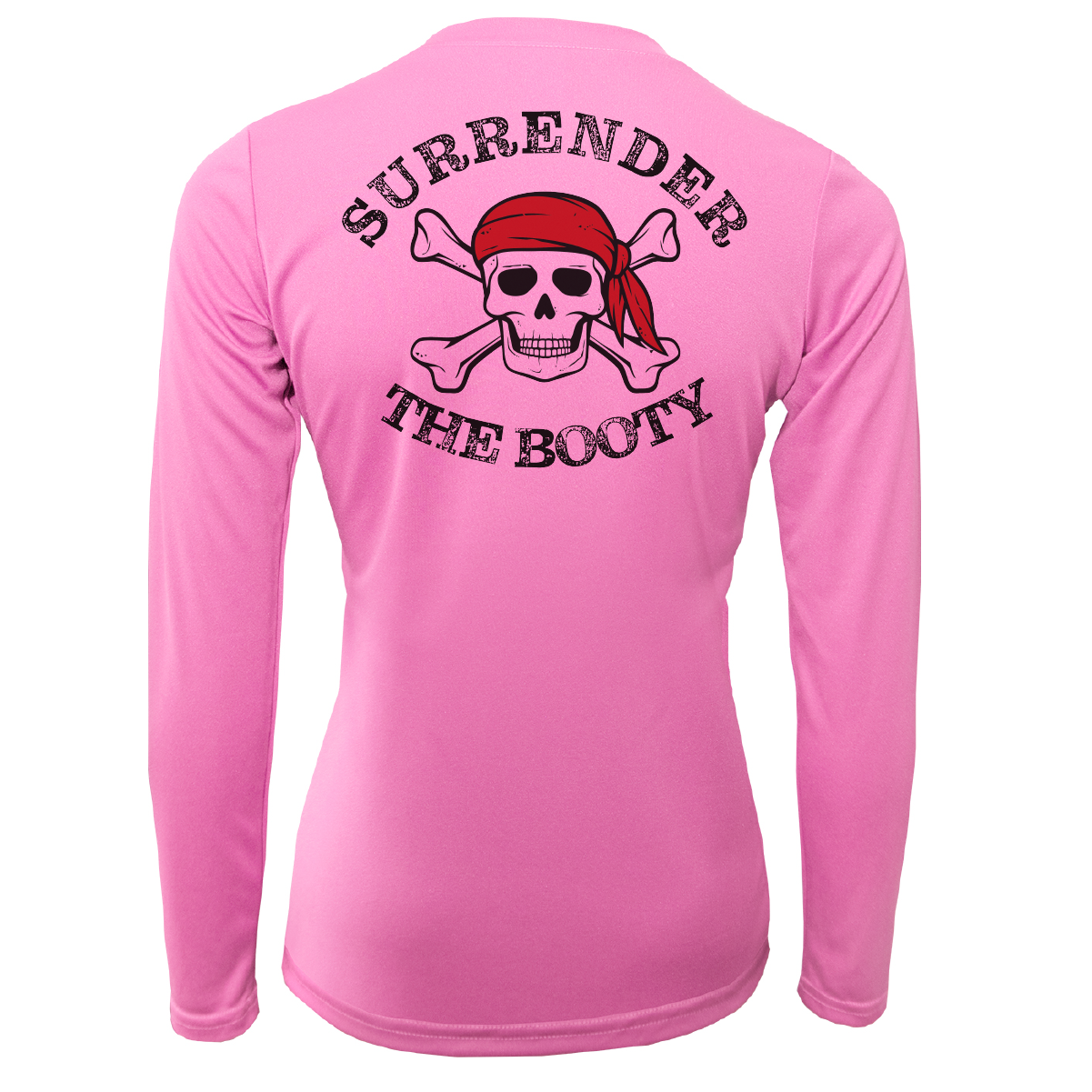 Texas Freshwater Born "Surrender The Booty" Women's Long Sleeve UPF 50+ Dry-Fit Shirt