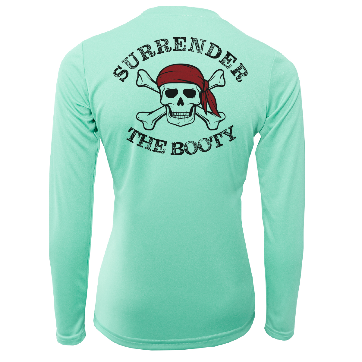 Texas Freshwater Born "Surrender The Booty" Women's Long Sleeve UPF 50+ Dry-Fit Shirt