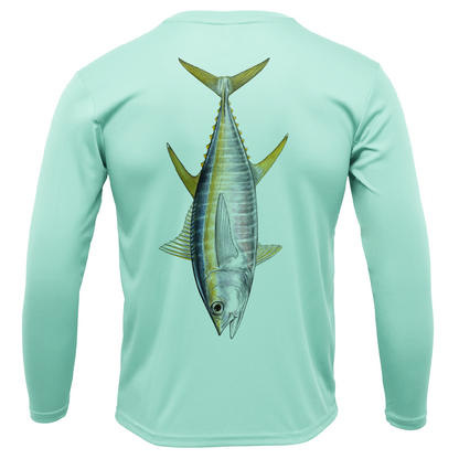 Siesta Key, FL Tuna Long Sleeve UPF 50+ Dry-Fit Shirt