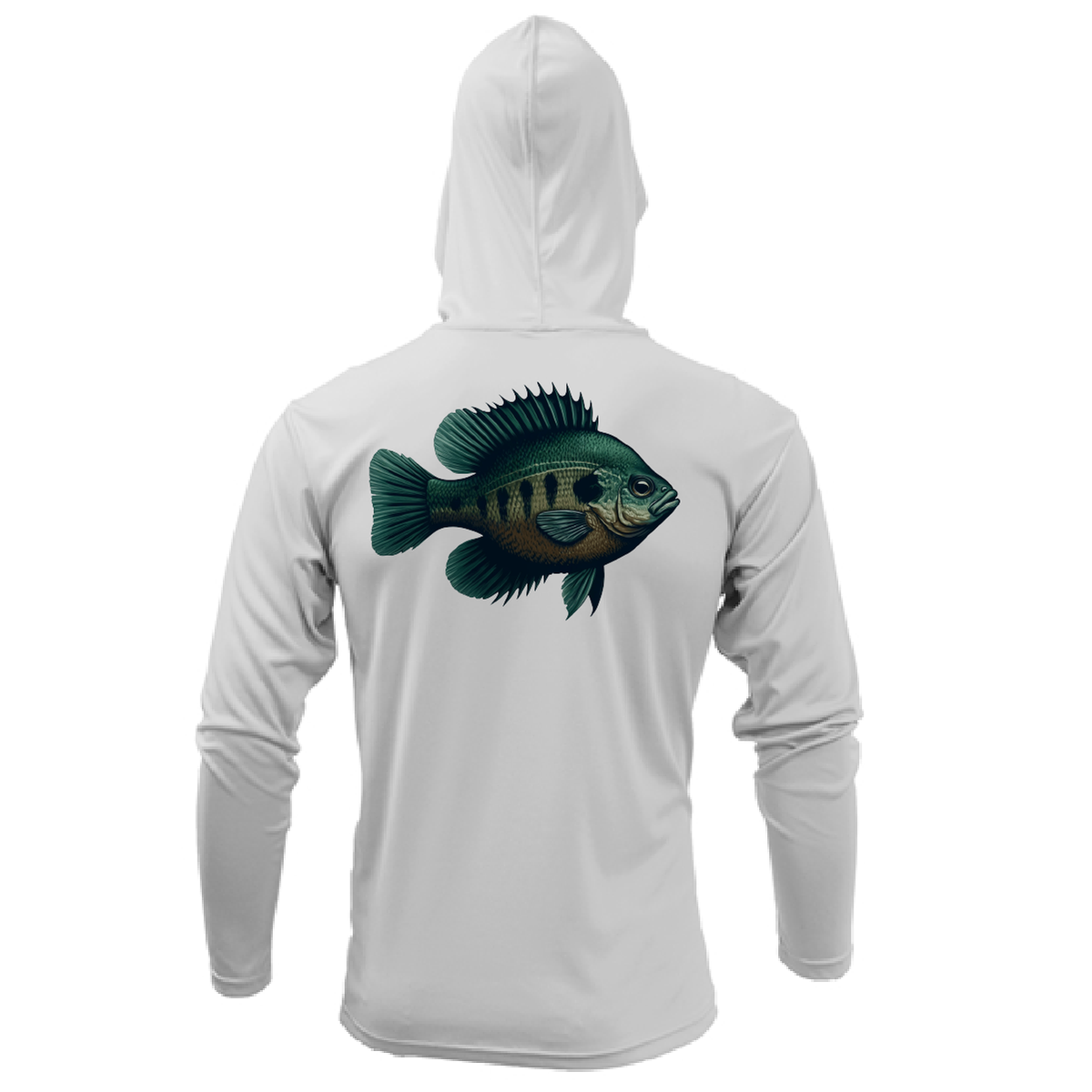 Florida Freshwater Born Bluegill Men's Long Sleeve UPF 50+ Dry-Fit Hoodie